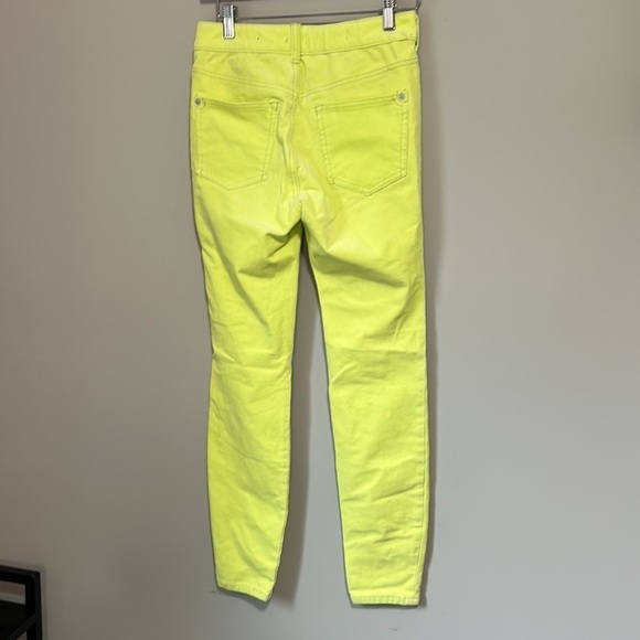 Anthropologie Pilcro Womens Skinny Pants Neon Corduroy Hi Rise Button Fly Sz 26 - Picture 6 of 13